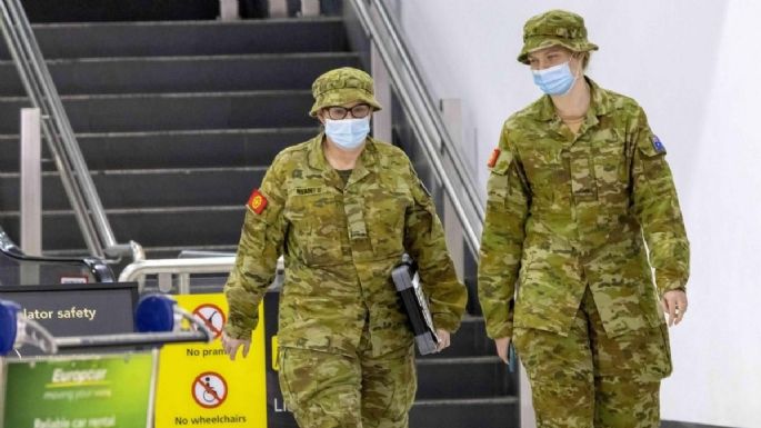Australia se militariza para hacer cumplir las restricciones impuestas