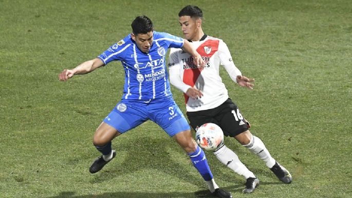 Un River "muletto" perdió con Godoy Cruz en Mendoza