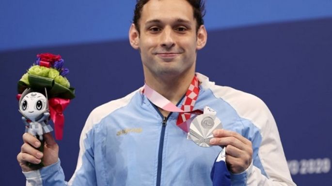 El nadador Pipo Carlomagno obtuvo medalla de plata en los Juegos Paralímpicos