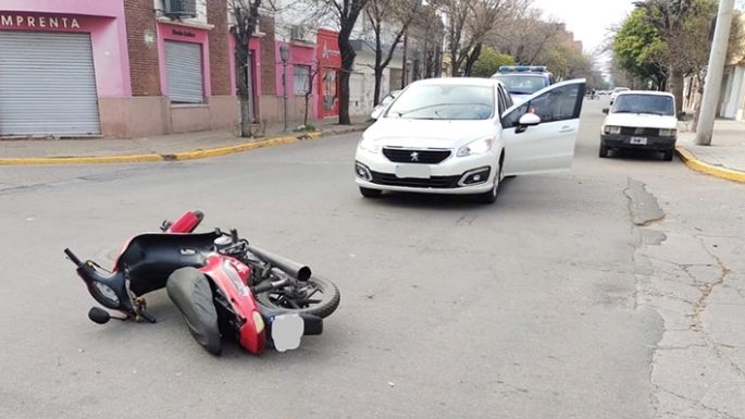 Motociclistas con heridas graves