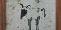 GARCÍA CAROLINA. “SIN TÍTULO” DE LA SERIE “LOS MONSTA, INQUILINOS INVISIBLES” TINTA SOBRE PAPEL. 20 X 20 CM. 2016