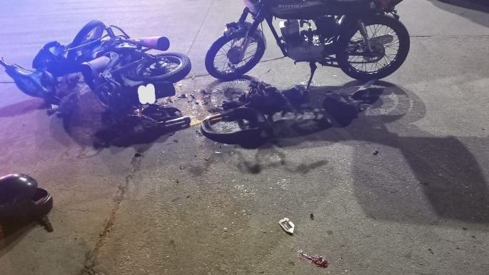 Seis motociclistas heridos: uno grave