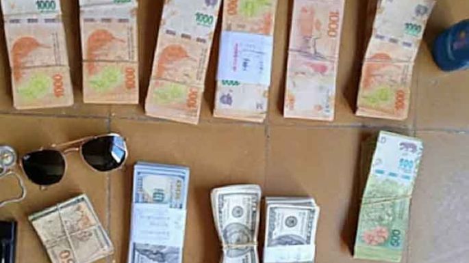 Los atraparon con dinero robado en Justiniano Posse