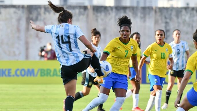 La Selección Argentina femenina cayó ante Brasil en un amistoso