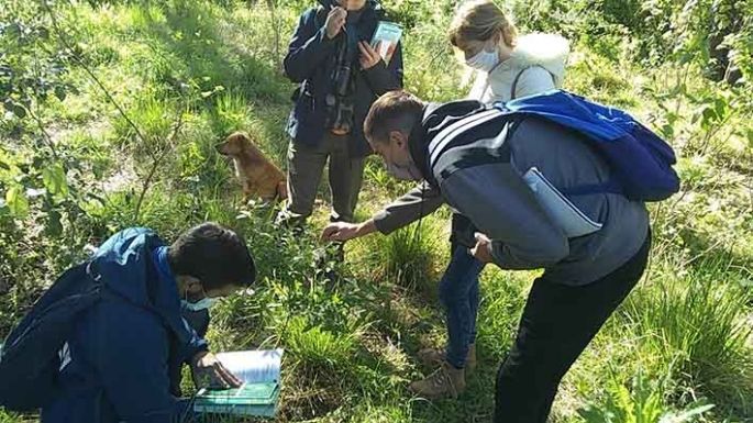 Estudiantes recorrieron la ribera