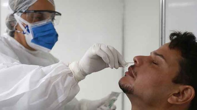 Una notable caída de contagios