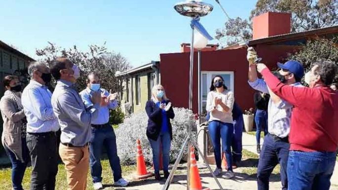 Inauguraron más metros de gas natural