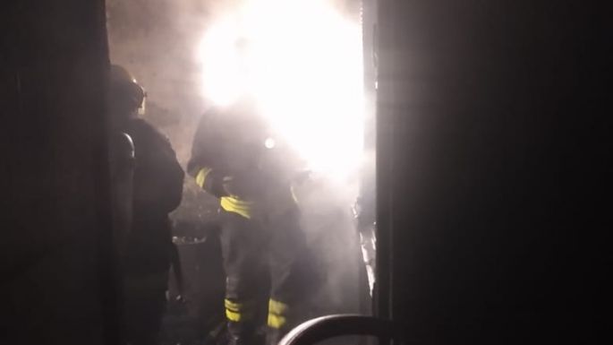 Se incendió una vivienda en Villa Nueva