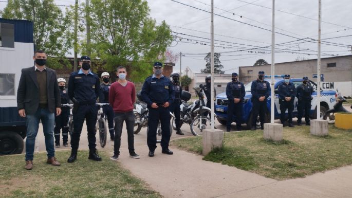 El destacamento móvil se trasladó a Villa Nueva