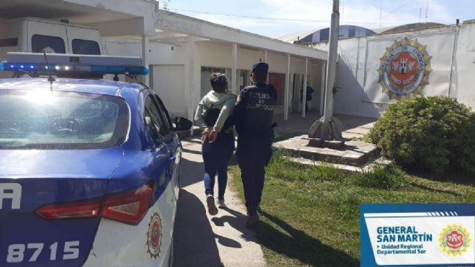 Una mujer fue detenida por golpear a su expareja