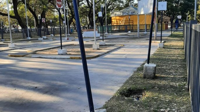 Piden el mantenimiento continuo de la pista de Educación Vial