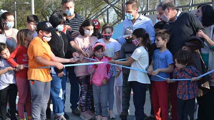 Parque costero infantil, renovado