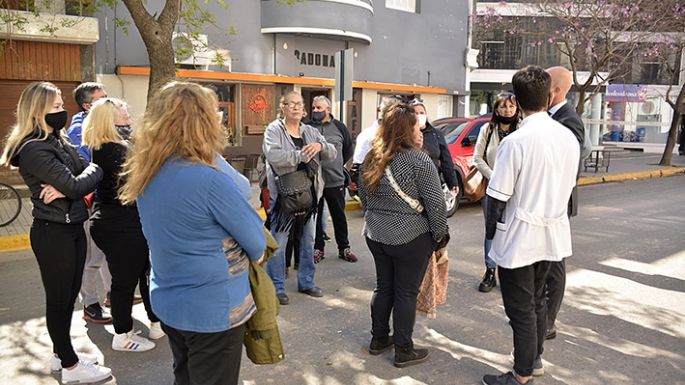 Familiares de un detenido protestaron ante Tribunales