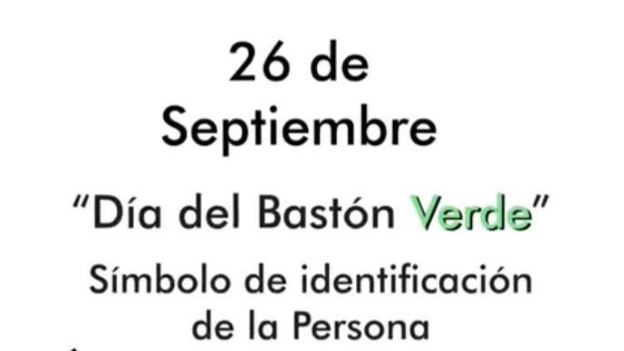 Día del bastón verde: Una herramienta fundamental para las personas con baja visión