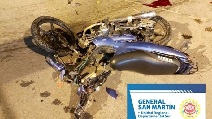 Murió un joven de 26 años accidentado el sábado