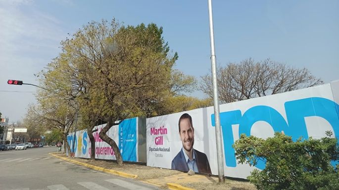 Proyecto de Caronni para repudiar el uso partidario de la obra pública