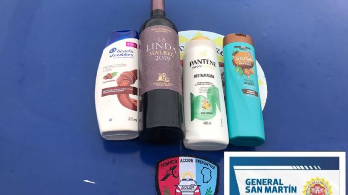 Quiso robar mercadería de un supermercado y quedó detenido