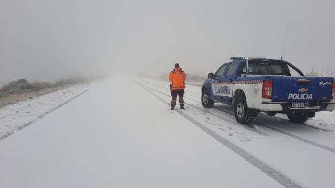 Se encuentra cortado el tránsito en el Camino a las Altas Cumbres
