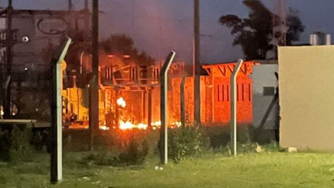 Se incendió la estación transfornadora de Pozo del Molle