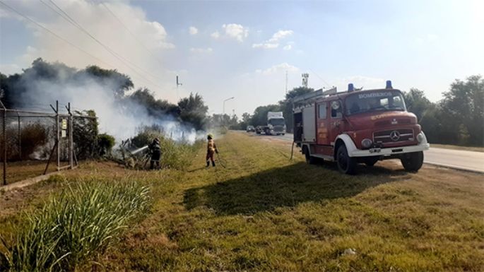 Arroyo Algodón: preocupó el fuego