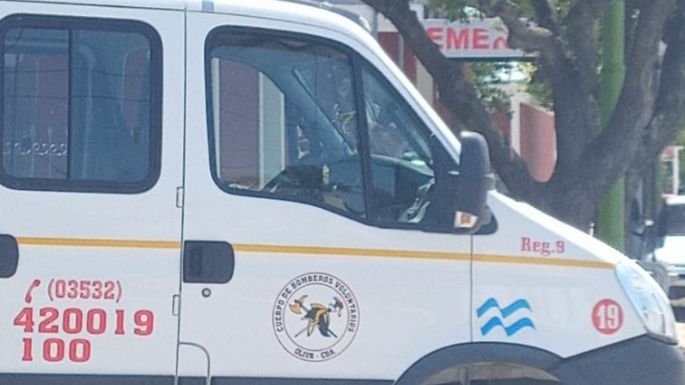Bomberos controlaron un principio de incendio en el hospital de Oliva