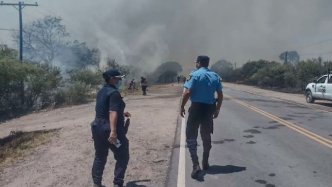 Grave incendio en San Marcos Sierras: evacuados y viviendas afectadas