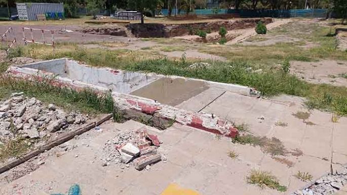 Así se ve el sector donde recuperan parte del Túnel Hermanos Seco