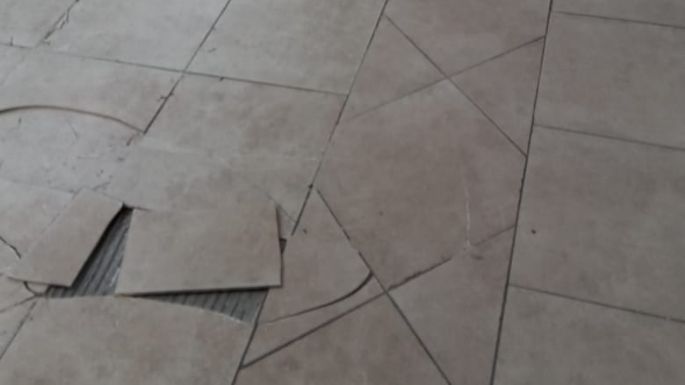 Afirman que el piso de la Terminal estalló por las altas temperaturas
