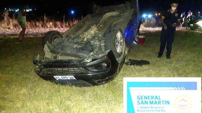 Tumbaron en la colectora
