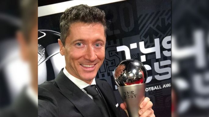 Lewandowski se quedó con el premio "The Best"