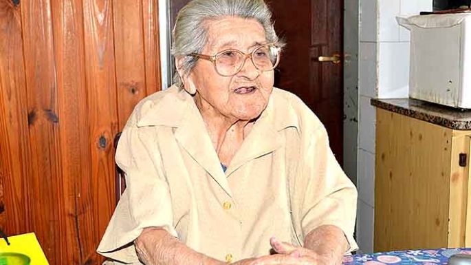 A los 105 años falleció doña Hortensia, sinónimo de humildad