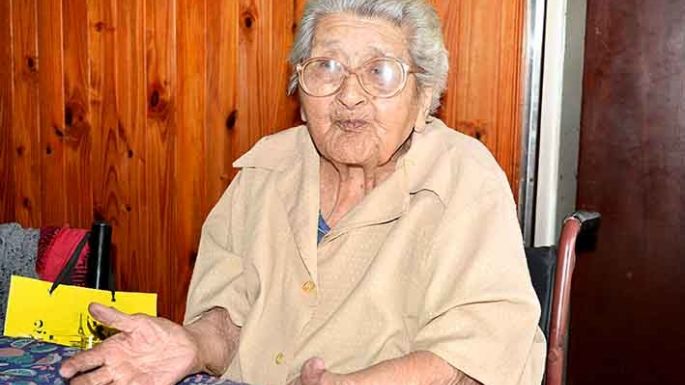 A los 105 años falleció doña Hortensia, sinónimo de humildad