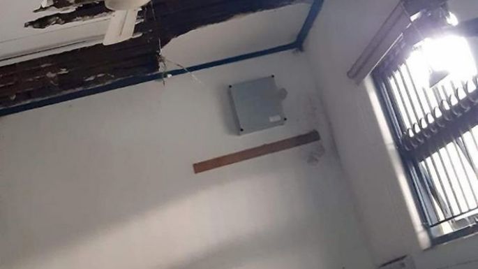 Padres piden que ahora pongan en condiciones el edificio escolar