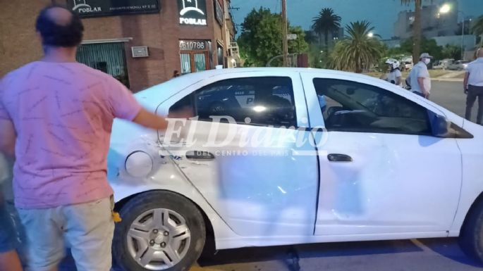Accidente de tránsito en pleno bulevar España 