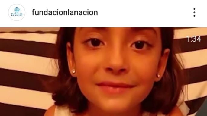 Charo, la villamariense de siete años que donó su pelo para fabricar pelucas para niños con cáncer