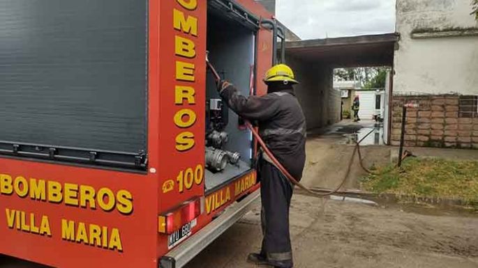 Principio de incendio en una panadería