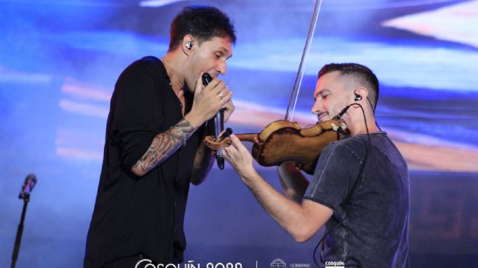 Fabricio Rodríguez volvió a actuar anoche en el Festival de Cosquín