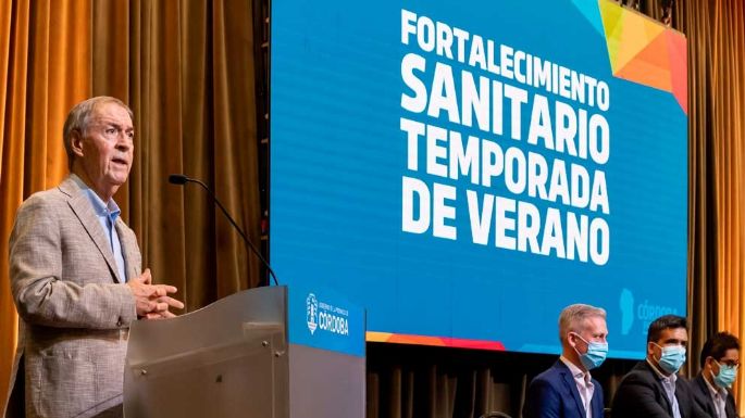 Schiaretti presentó la estrategia sanitaria para la temporada turística y habilitan eventos