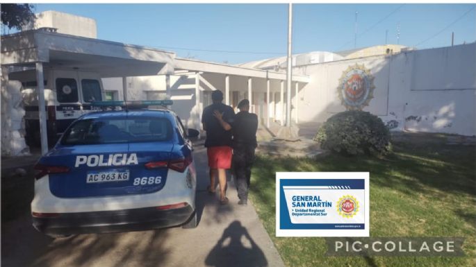 Violó la orden de restricción que mantiene su expareja y fue detenido