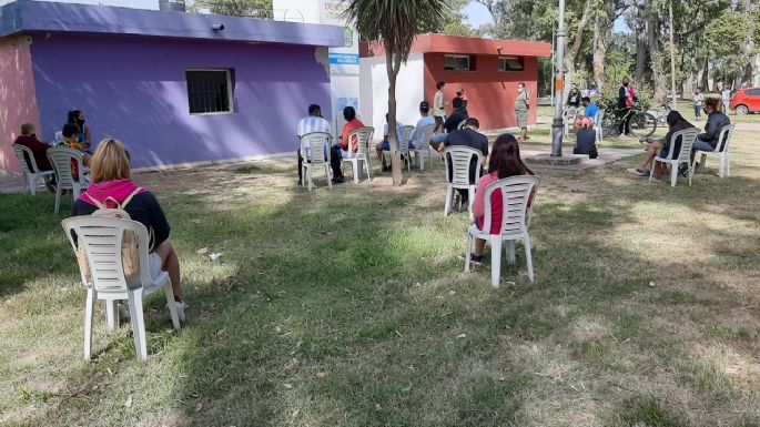 Ya funciona el nuevo centro de testeo en el Parque Hipólito Yrigoyen