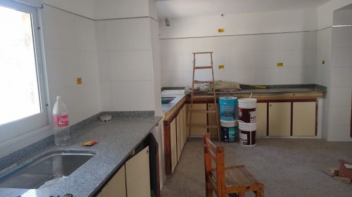 Remodelan escuela con fondos provinciales