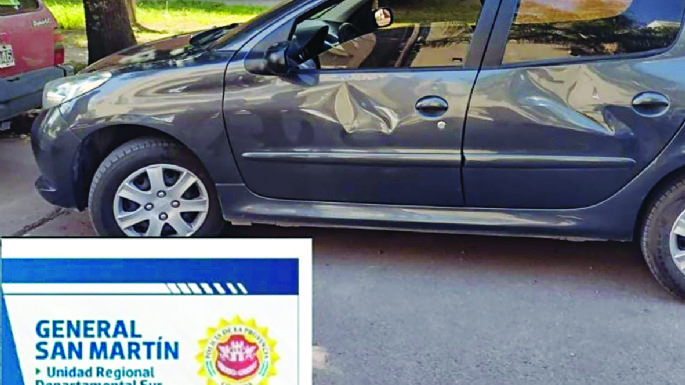 Se puso como loco, le pateó el auto, le robó y fue preso