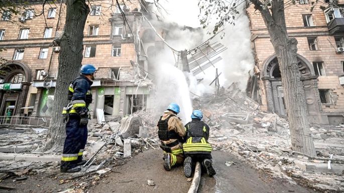 Nueve bombardeos en su sur de Ucrania