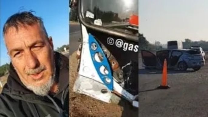 Los integrantes de Kapanga se salvaron "de milagro" en un accidente en ruta 7