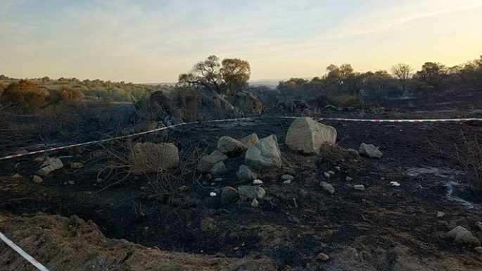 Murió quemado un adolescente al intentar apagar un incendio
