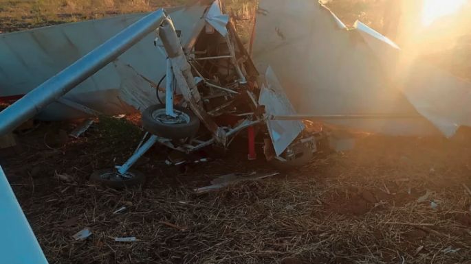 Murió el piloto de un avión ultraliviano al caer tras realizar un vuelo de prueba