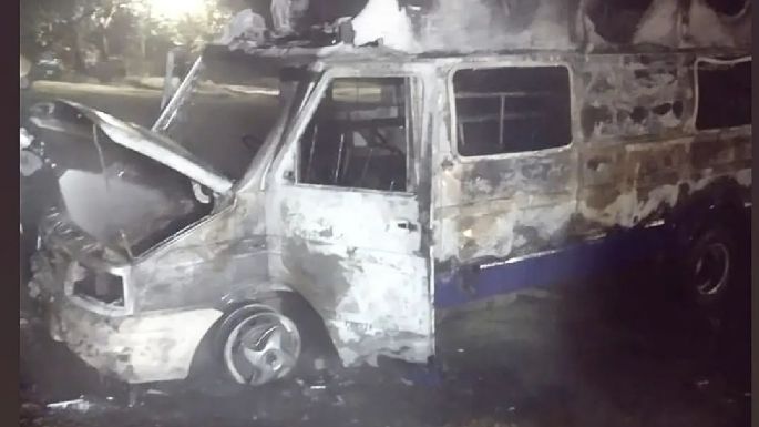 Pudieron sofocar el incendio generalizado de un vehículo en Luca
