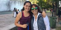 Antonella Brondello, jugadora de hockey y fútbol. Hija de Mildren
