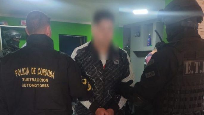 Detuvieron al líder de una banda dedicada a robar vehículos y vender autopartes