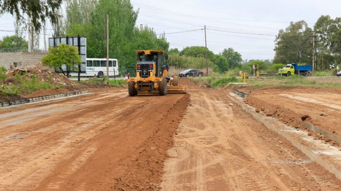 Avanza la pavimentación y repavimentación del bulevar Alvear